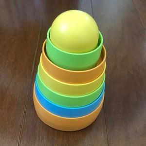 Green Toys 100% Recycled Plastic Stacking Toy Baby Infant
